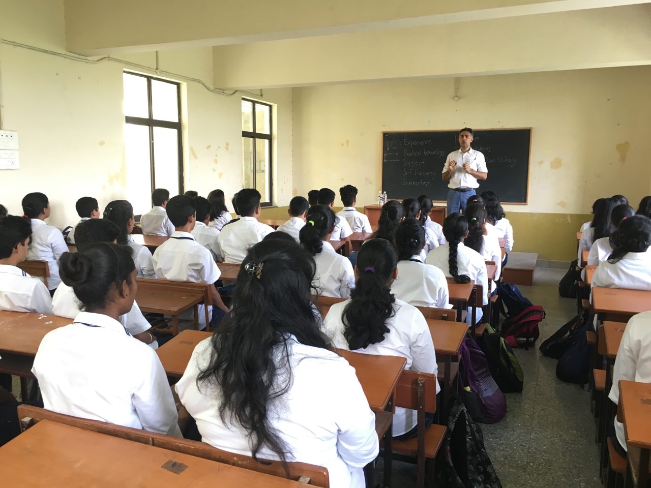 Speaking to 10th graders about setting goals