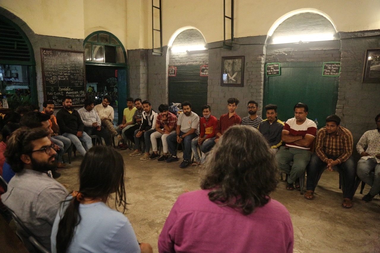 Speaking to youth in Pune about breaking mental barriers