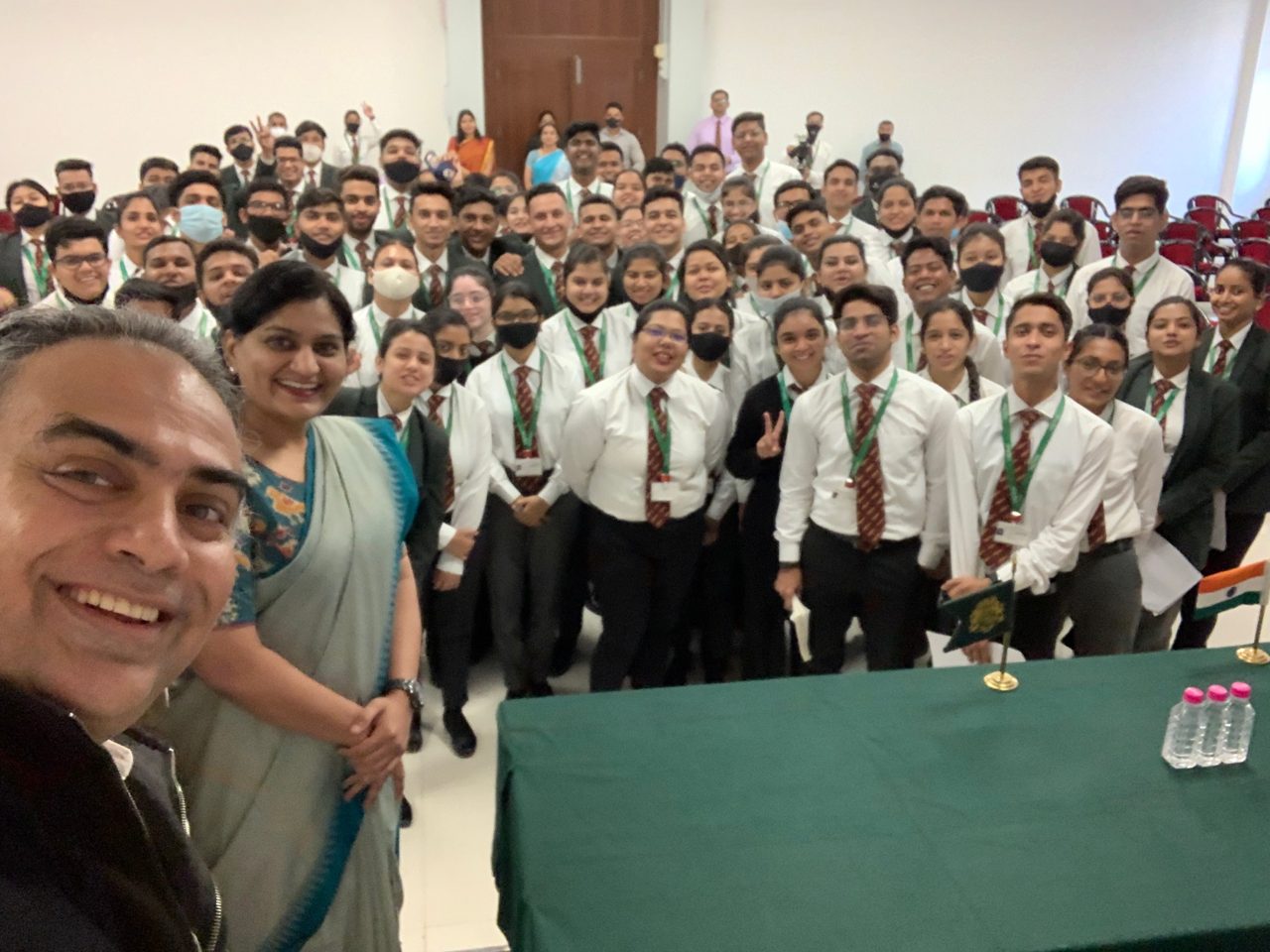 Speaking to BBA students in Pune